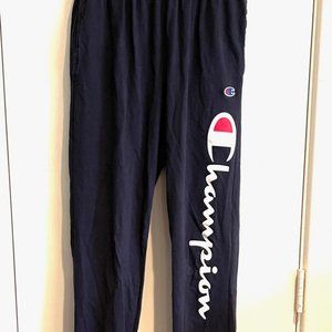 Champion Pants, Jogger, Vintage Script Logo, Men's